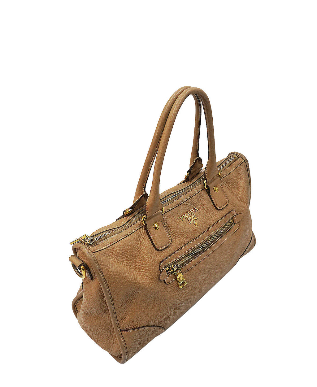 Vitello Daino Convertible Tote Tan