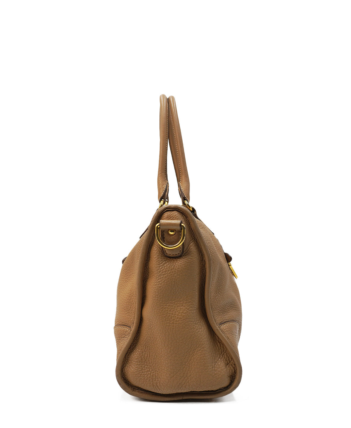 Vitello Daino Convertible Tote Tan