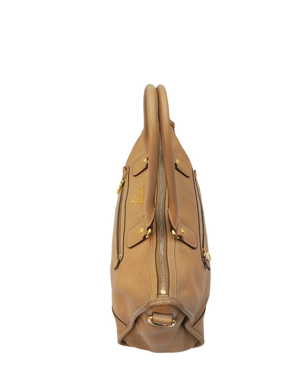 Vitello Daino Convertible Tote Tan