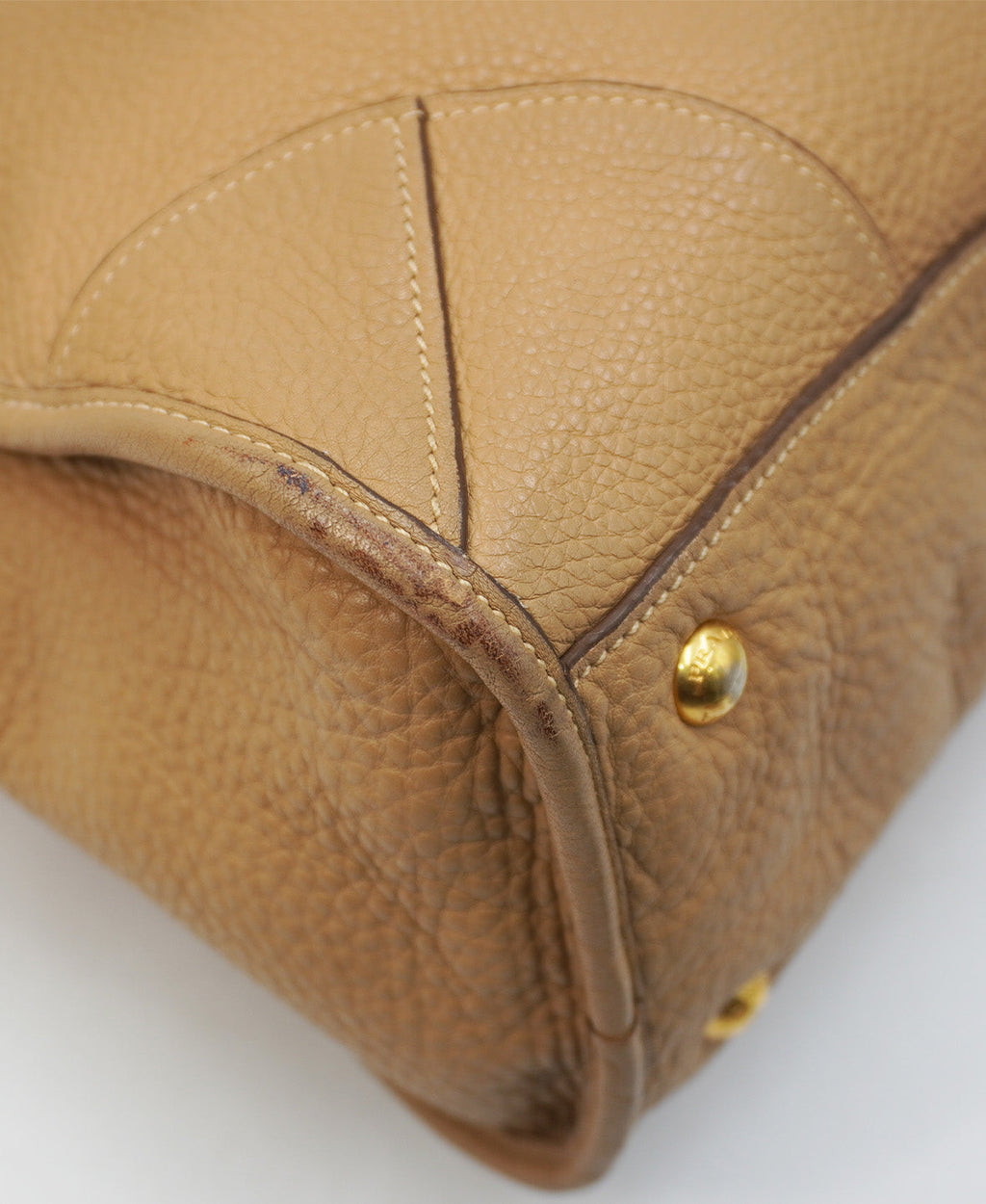 Vitello Daino Convertible Tote Tan