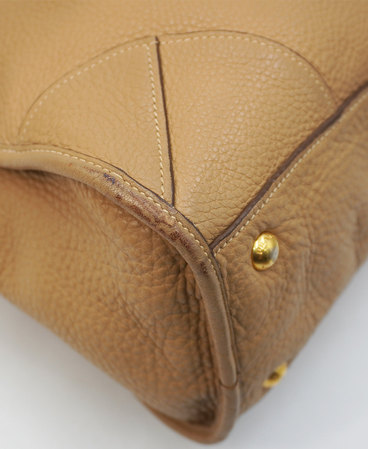 Vitello Daino Convertible Tote Tan