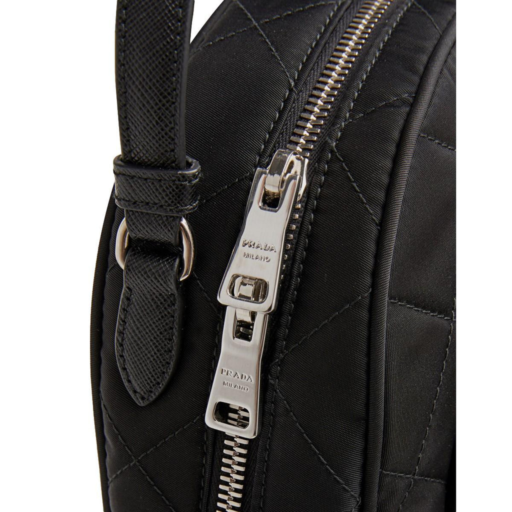 Prada Zaino Black Tessuto Nylon Quilted Backpack 1BZ066