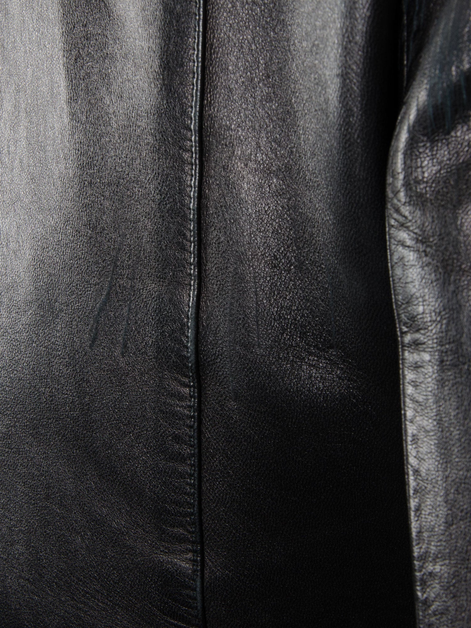 Black Lambskin Leather Jacket