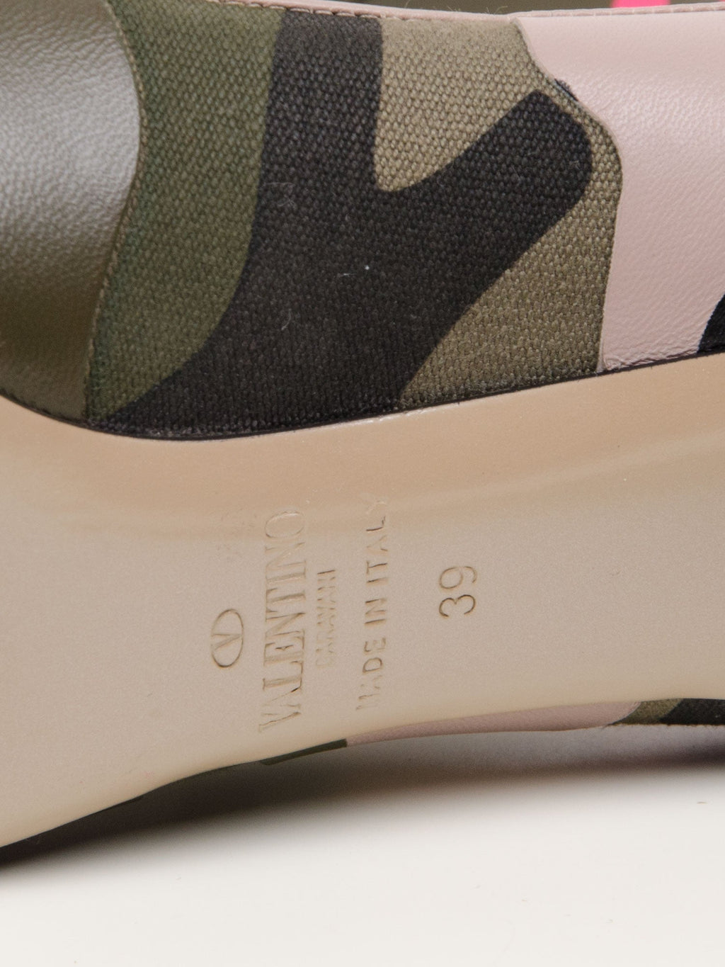 Camouflage 100mm Rockstud Pumps