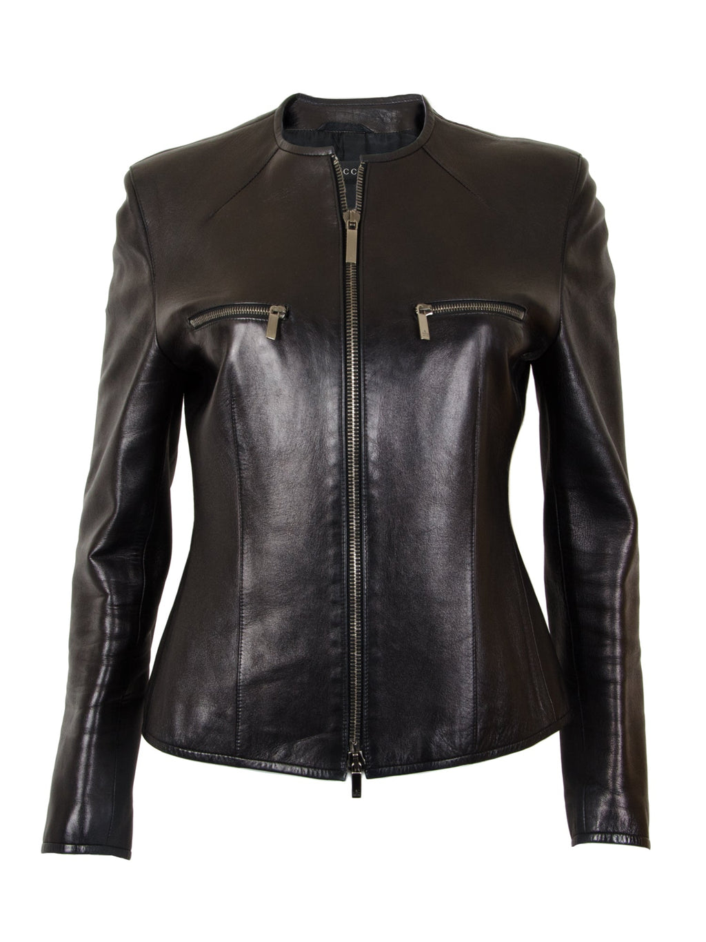 Black Lambskin Leather Jacket