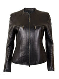 Black Lambskin Leather Jacket