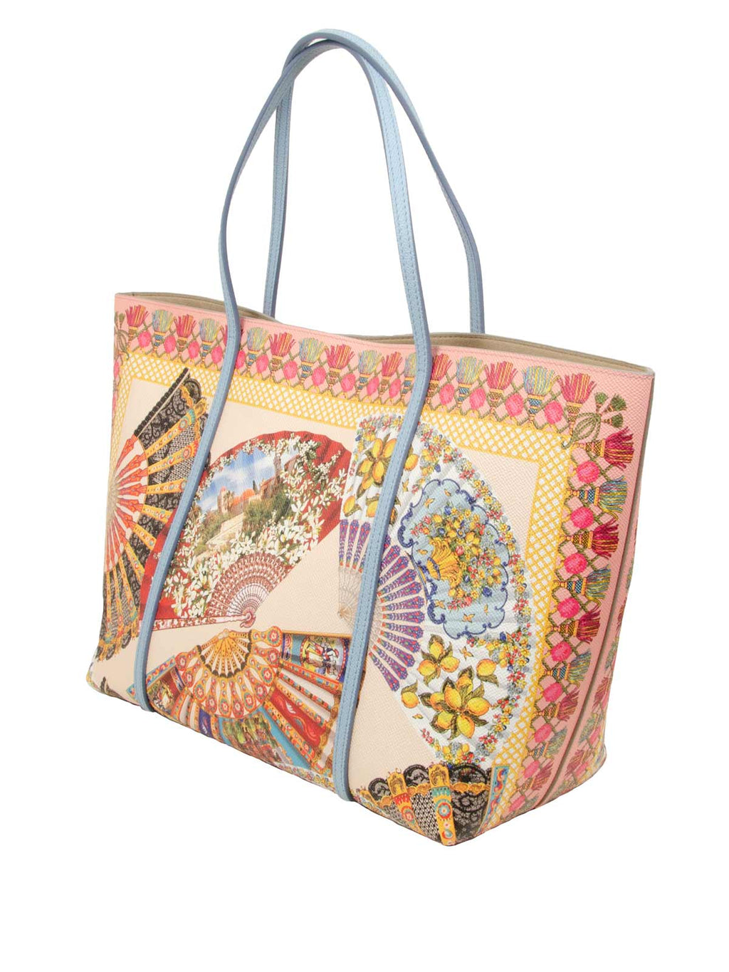 Dauphine Fan Printed Tote Bag