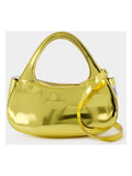 Metallic Micro Baguette Swipe Bag