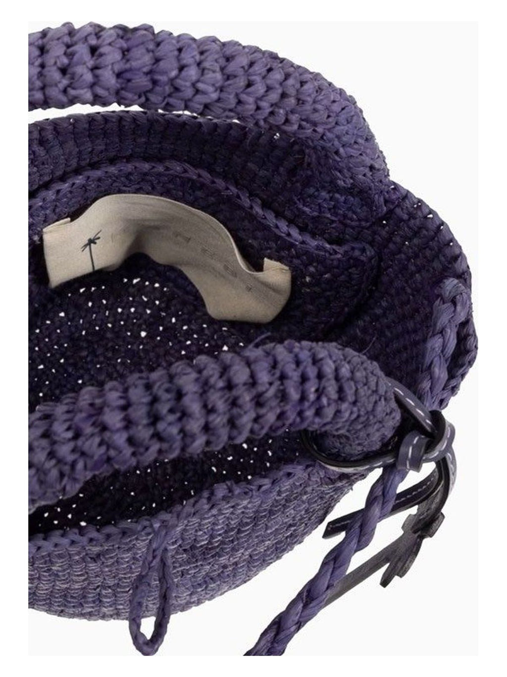MINI LAVENDER BAG IN RAFFIA