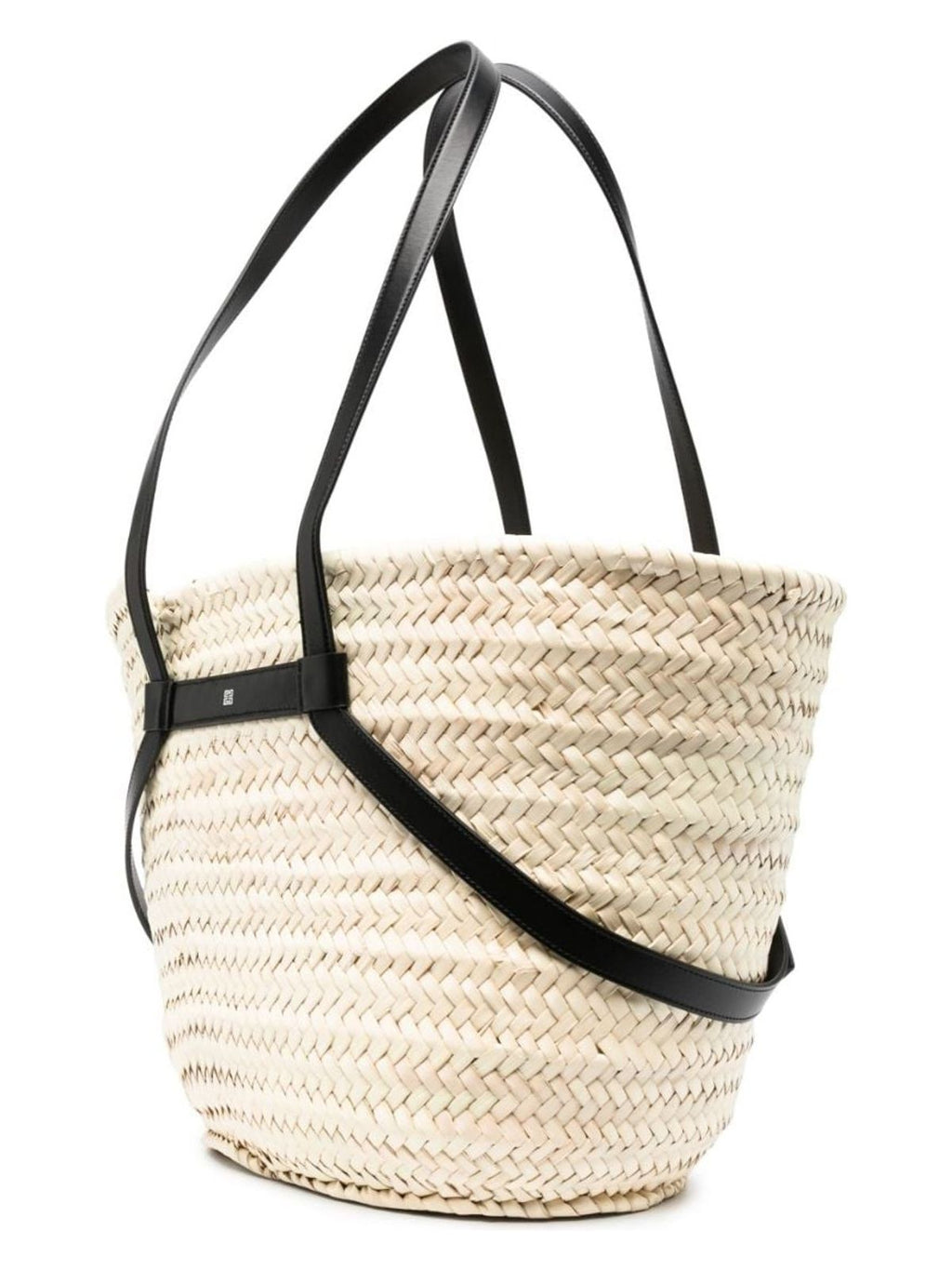 VOYOU MEDIUM RAFIA BASKET BAG