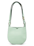 SMALL LEATHER HOBO BAG