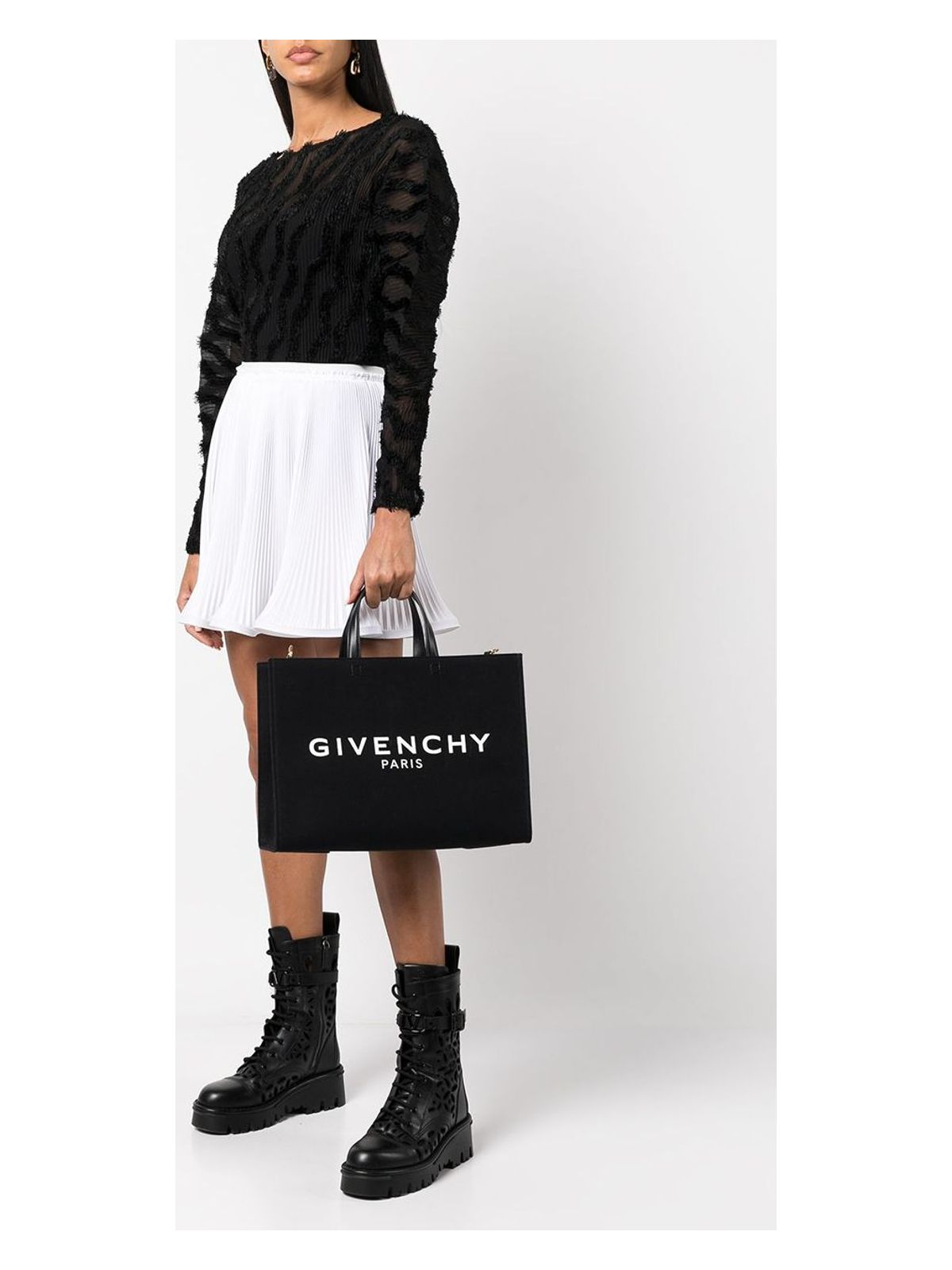 G Tote Medium Canvas Tote Bag