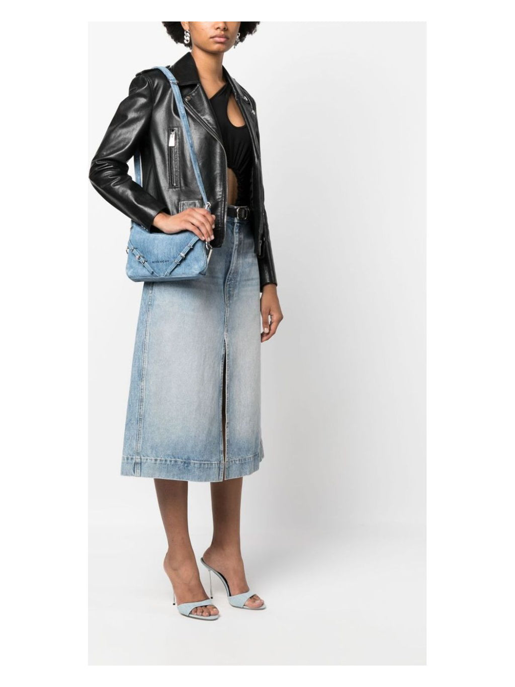VOYOU MINI DENIM SHOULDER BAG