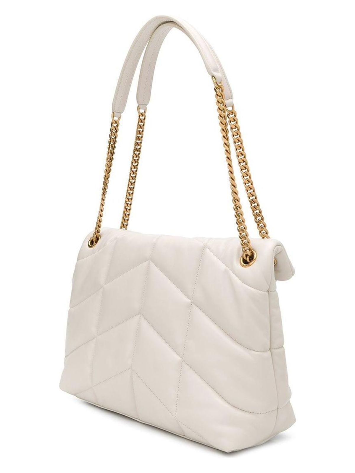 PUFFER LOGO PLAQUE SHOULDER BAG