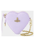 Moire Heart Wristlet Bag