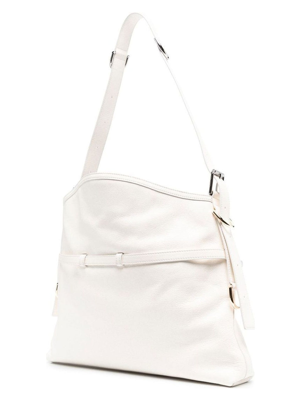 VOYOU MEDIUM LEATHER SHOULDER BAG