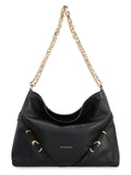 VOYOU CHAIN LEATHER SHOULDER BAG