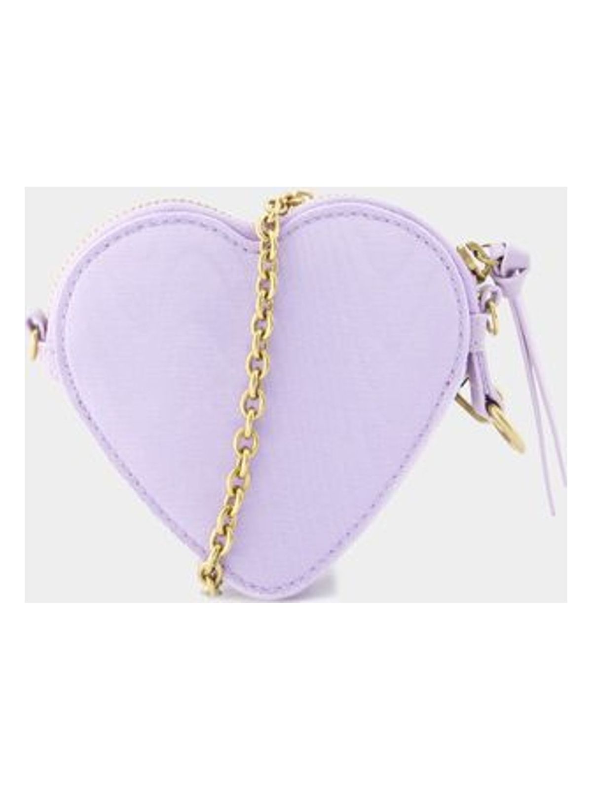 Moire Heart Wristlet Bag