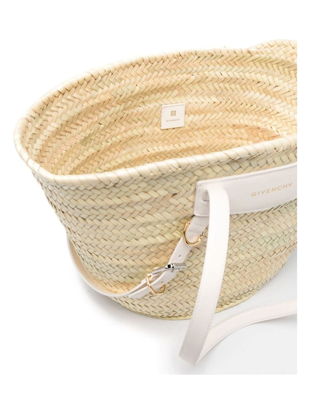 VOYOU MEDIUM RAFIA BASKET BAG