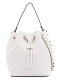 ROCKSTUD LEATHER BUCKET BAG