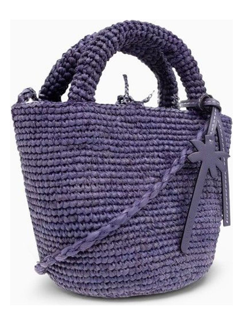 MINI LAVENDER BAG IN RAFFIA
