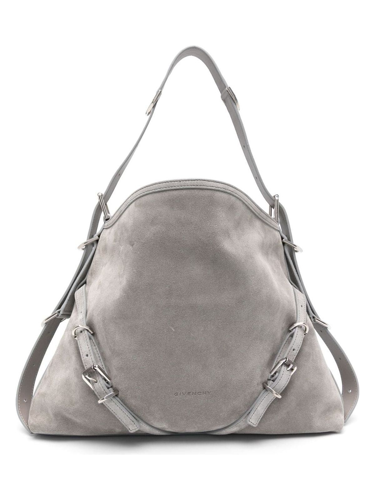 VOYOU MEDIUM SUEDE LEATHER SHOULDER BAG