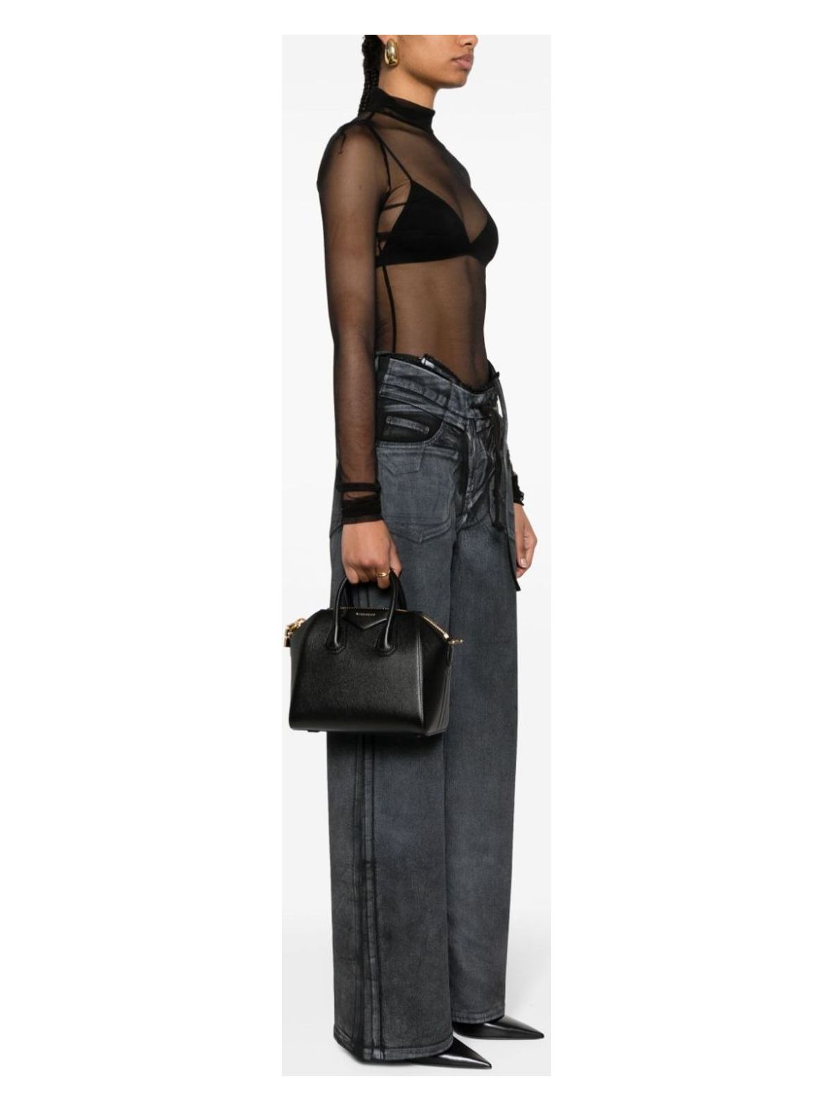 Antigona Small Leather Handbag