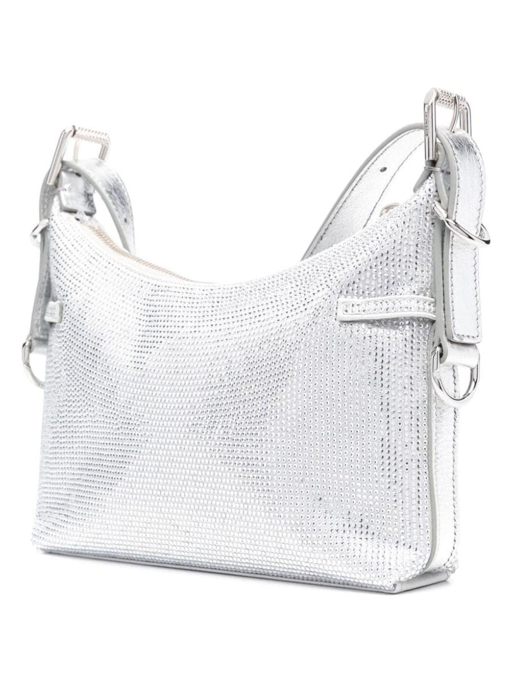 VOYOU STRASS EMBELLISHED MINI SHOULDER BAG