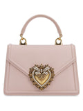 SMALL DEVOTION LEATHER TOP HANDLE BAG