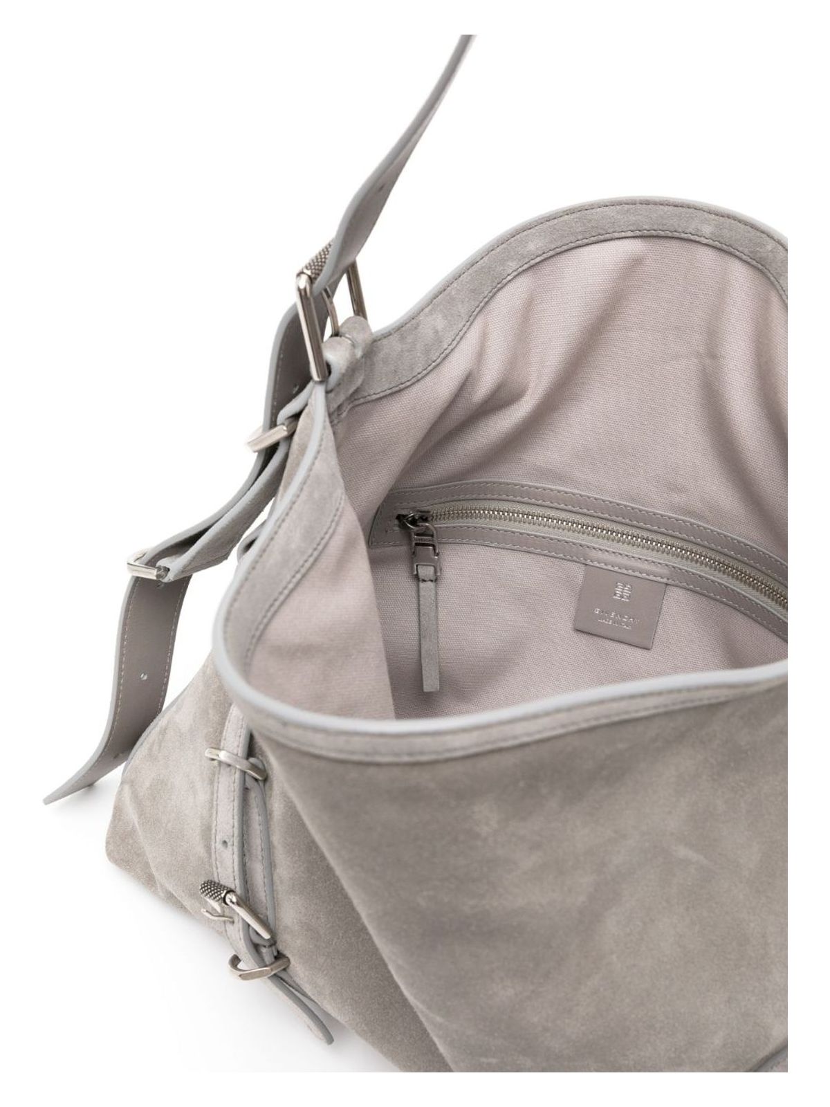 VOYOU MEDIUM SUEDE LEATHER SHOULDER BAG