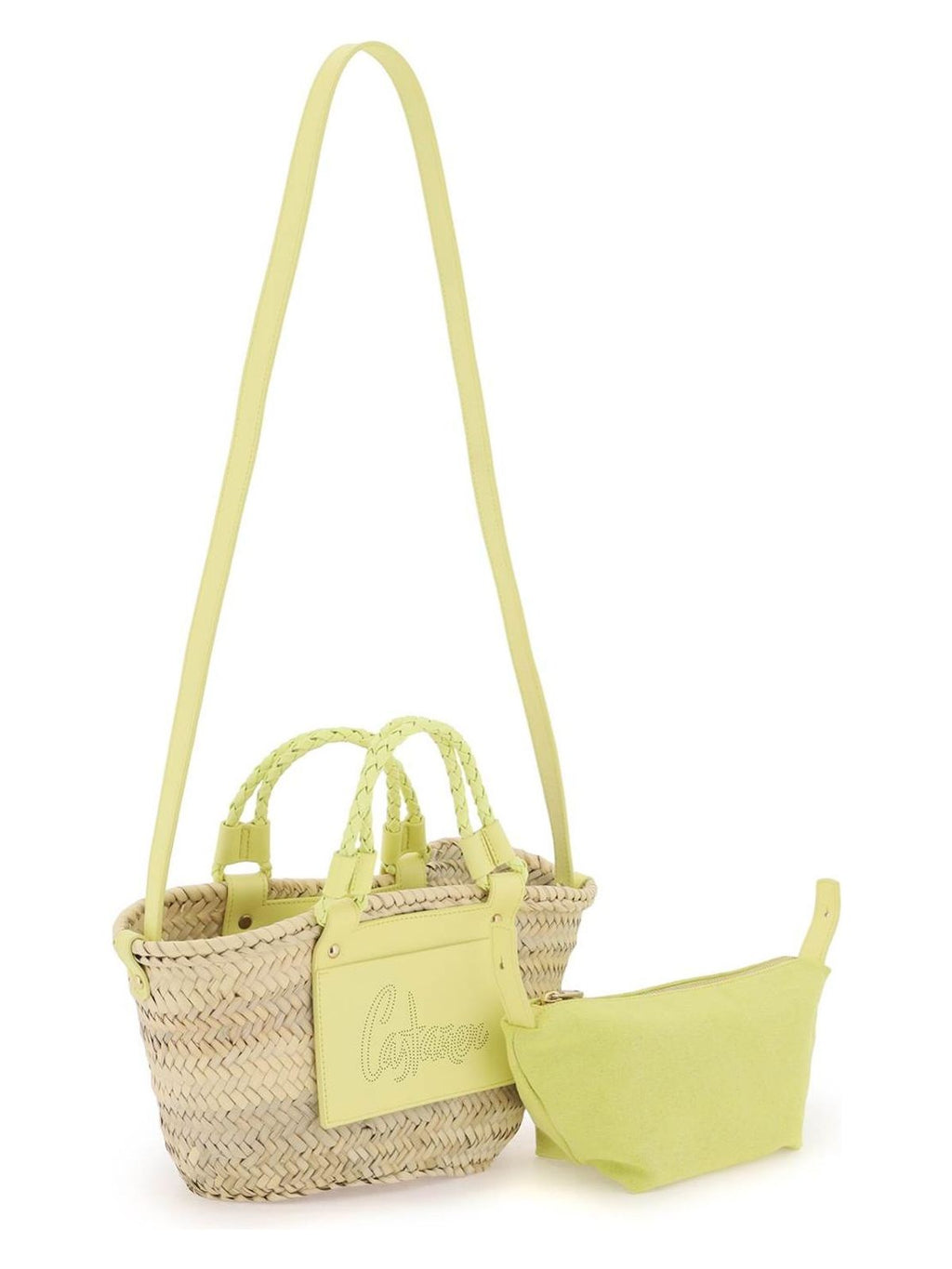 CASTANER RAFFIA BASKET BAG FOR