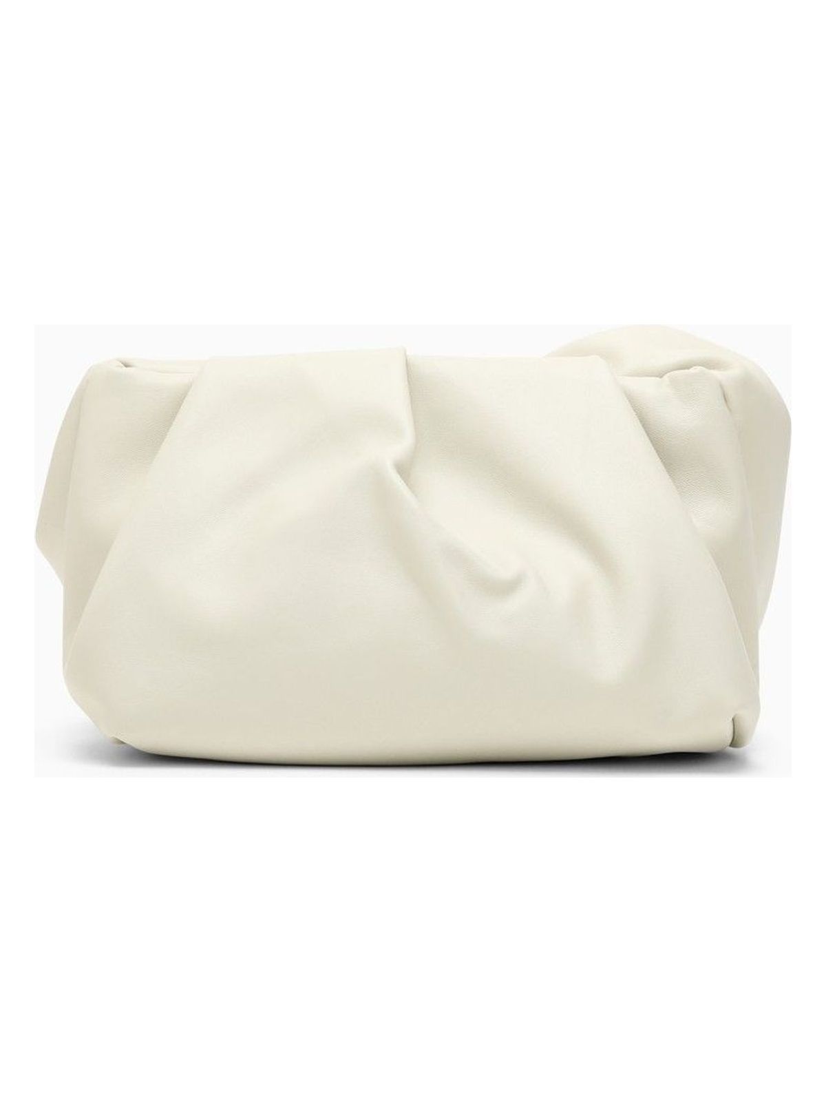 ROSE BEIGE LEATHER CLUTCH BAG