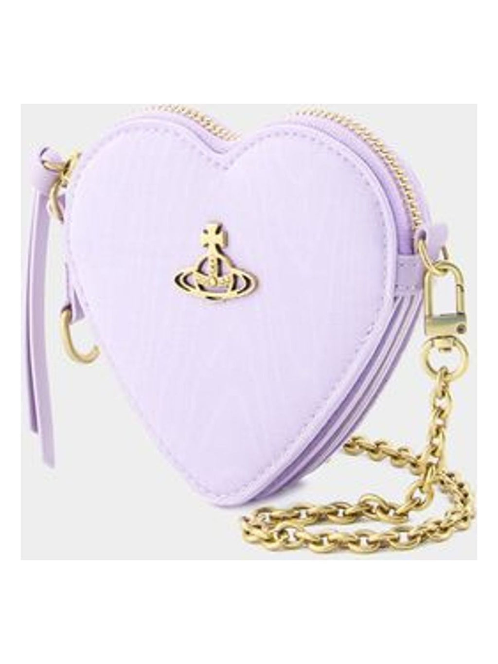 Moire Heart Wristlet Bag