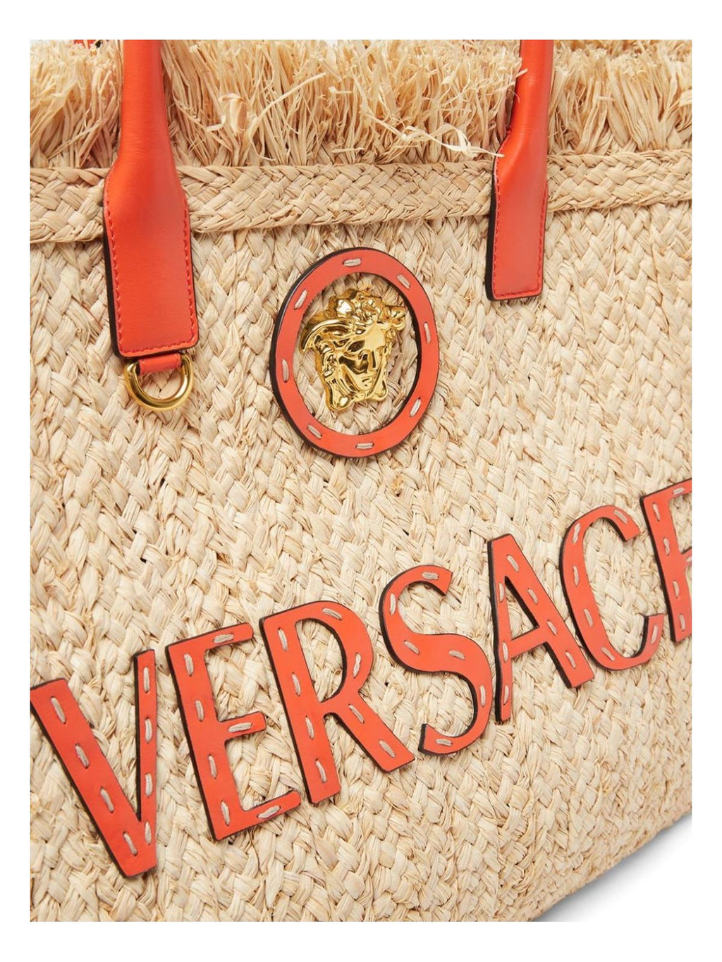 La Medusa Raffia Tote Bag