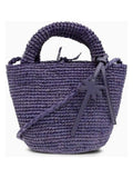 MINI LAVENDER BAG IN RAFFIA