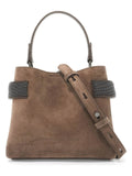 Embellished Suede Handbag