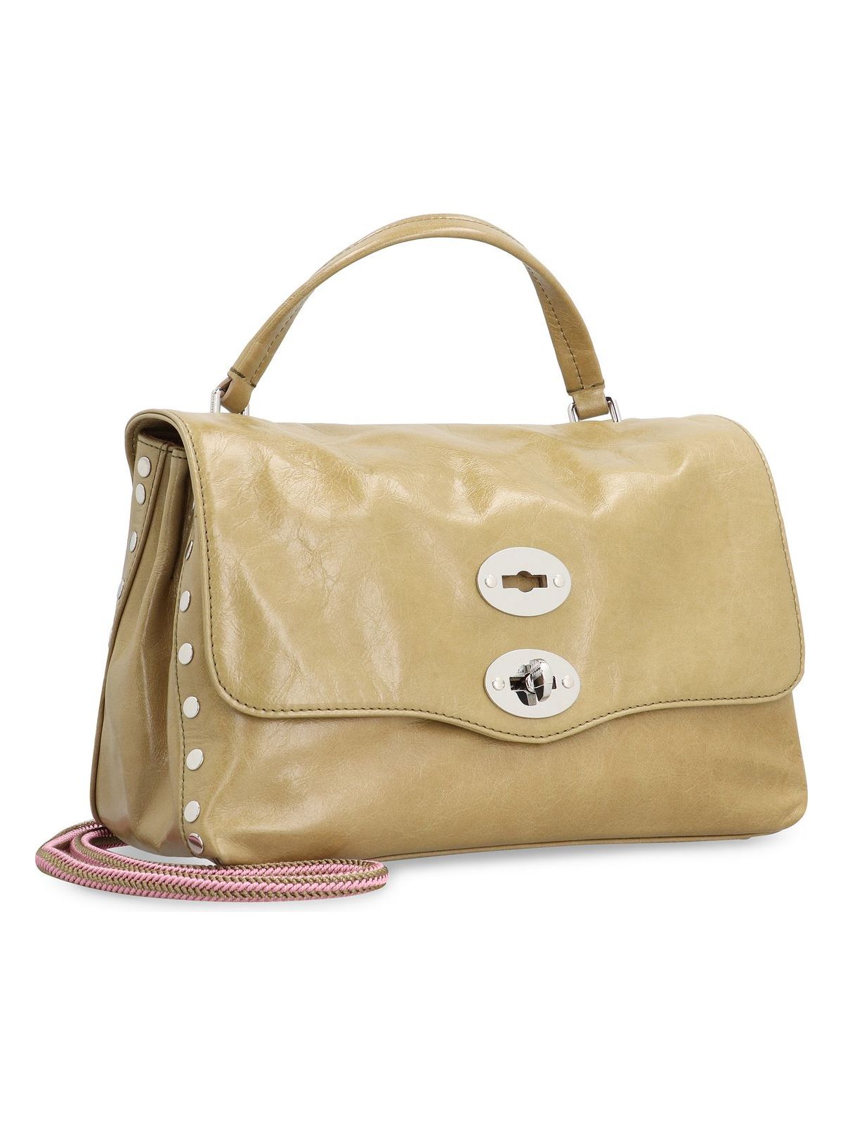 POSTINA S LEATHER HANDBAG