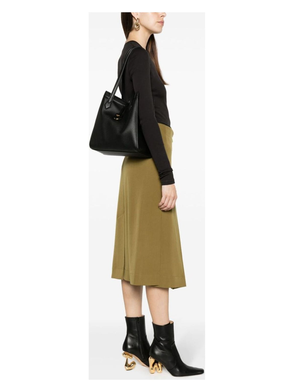 BOLSO SACO ORIGAMI M NEGRO