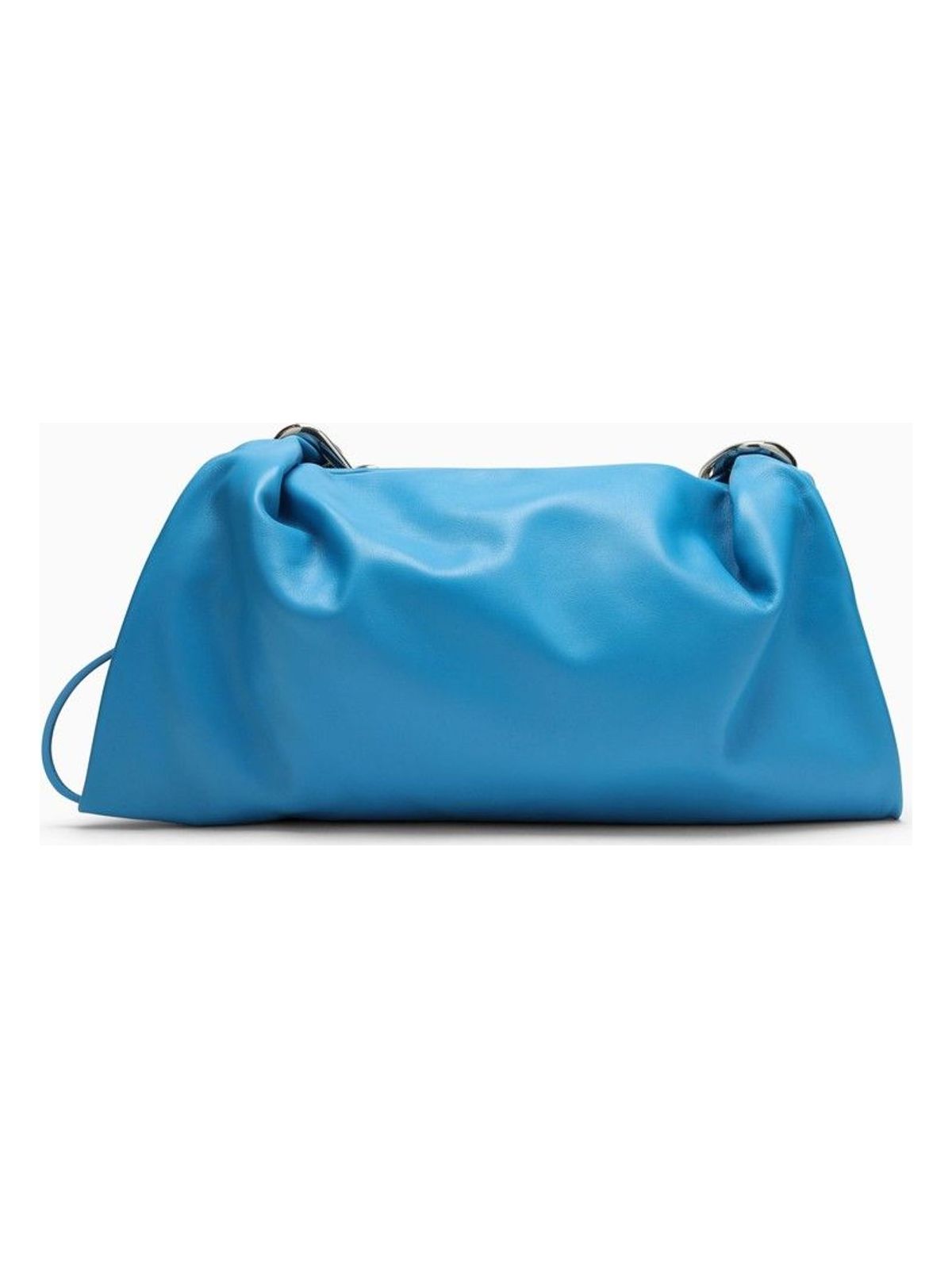 MEDIUM TURQUOISE LEATHER SWAN BAG