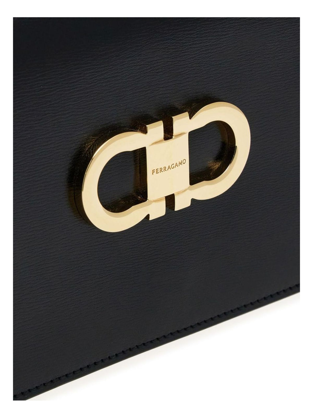 Gancini Leather Wallet On Chain