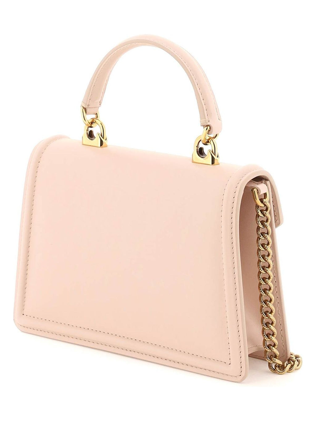 SMALL DEVOTION LEATHER TOP HANDLE BAG