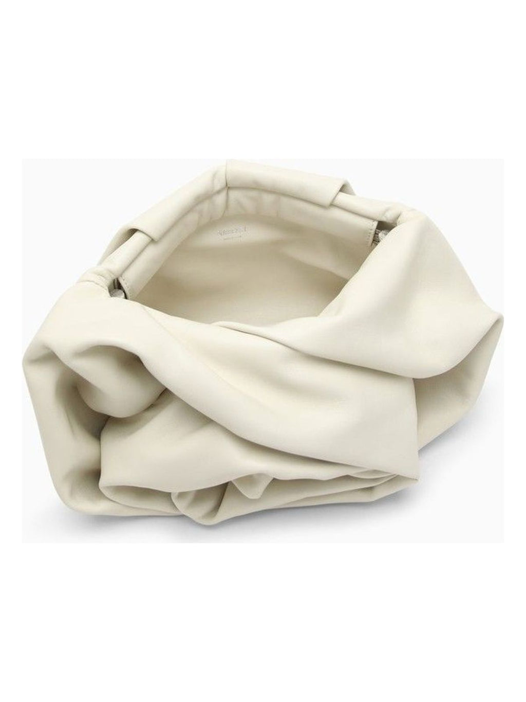 ROSE BEIGE LEATHER CLUTCH BAG