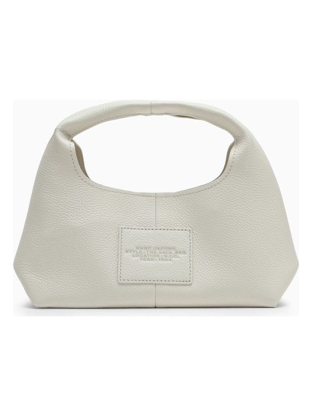 THE MINI SACK WHITE LEATHER BAG