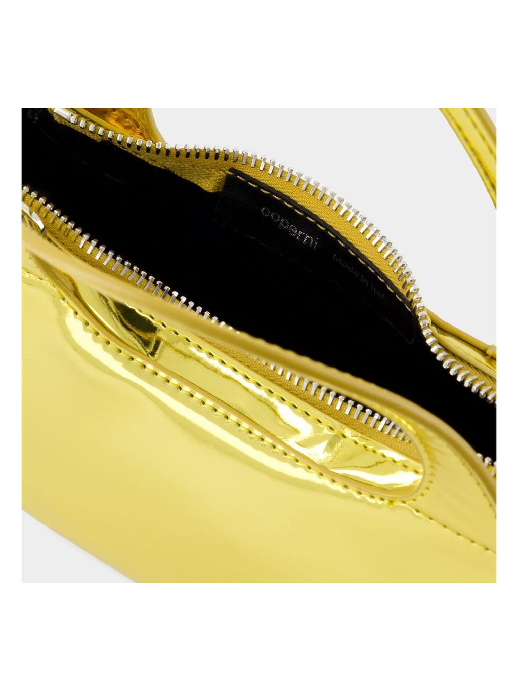 Metallic Micro Baguette Swipe Bag