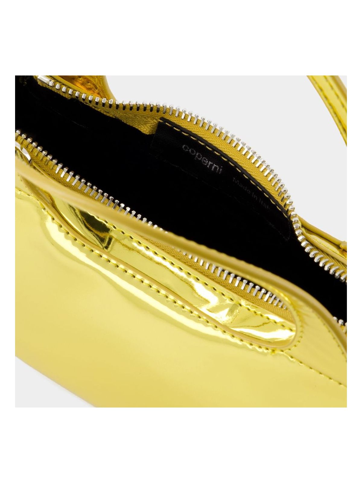 Metallic Micro Baguette Swipe Bag