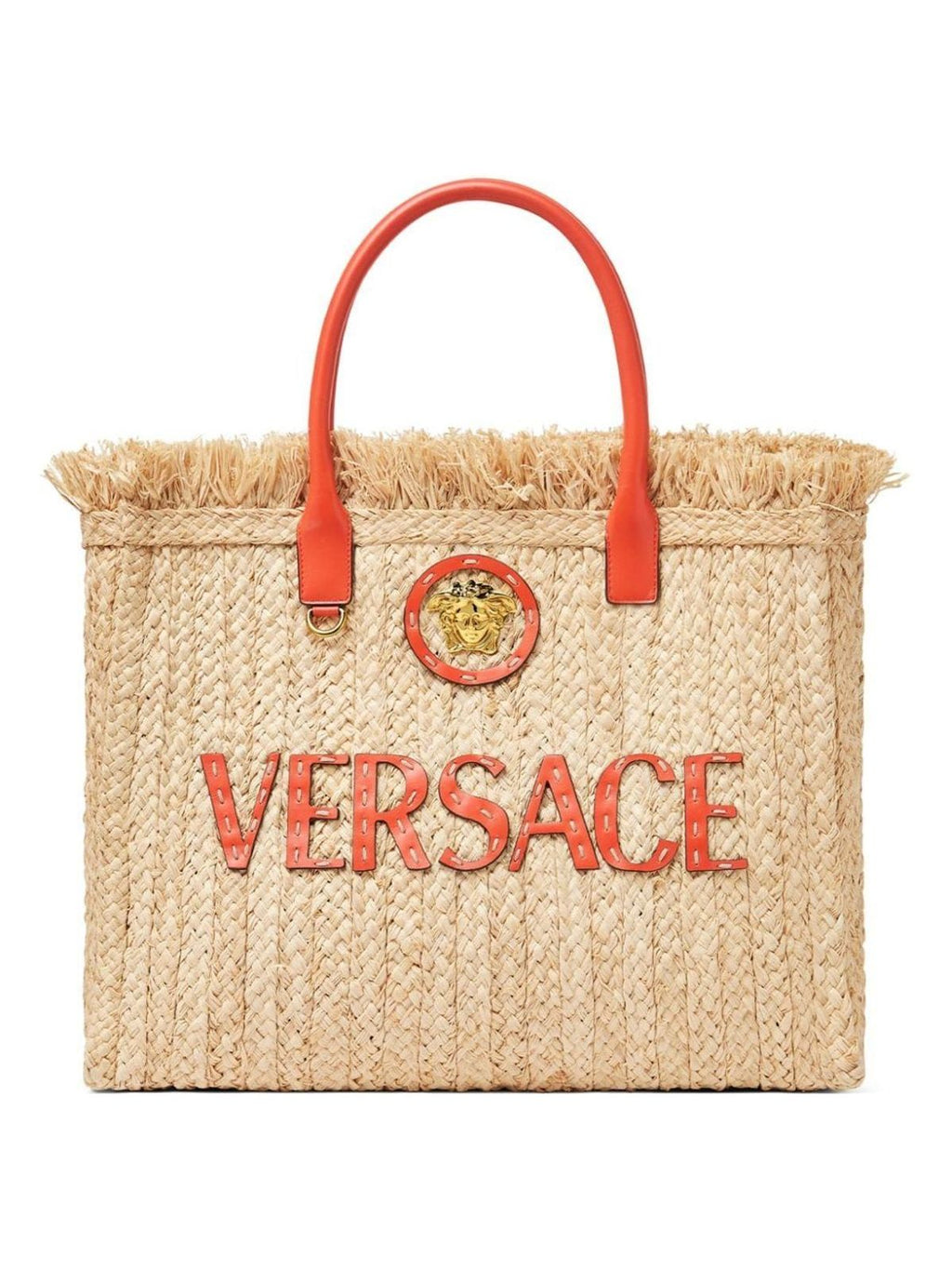 La Medusa Raffia Tote Bag