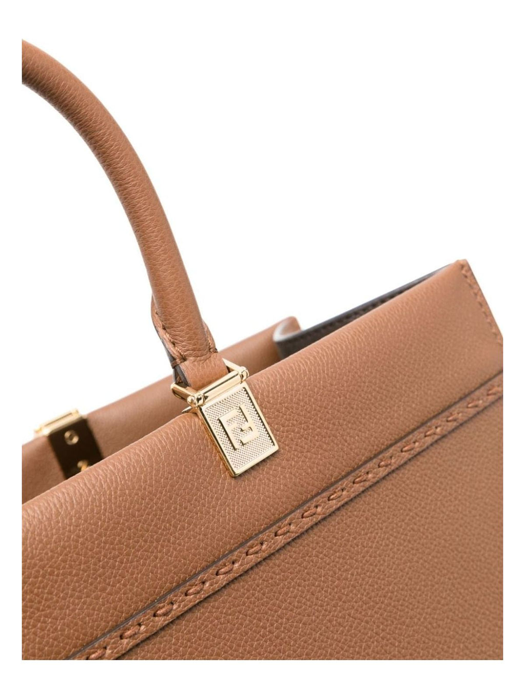 TOTE SUNSHINE MARRON LOGO RELIEVE