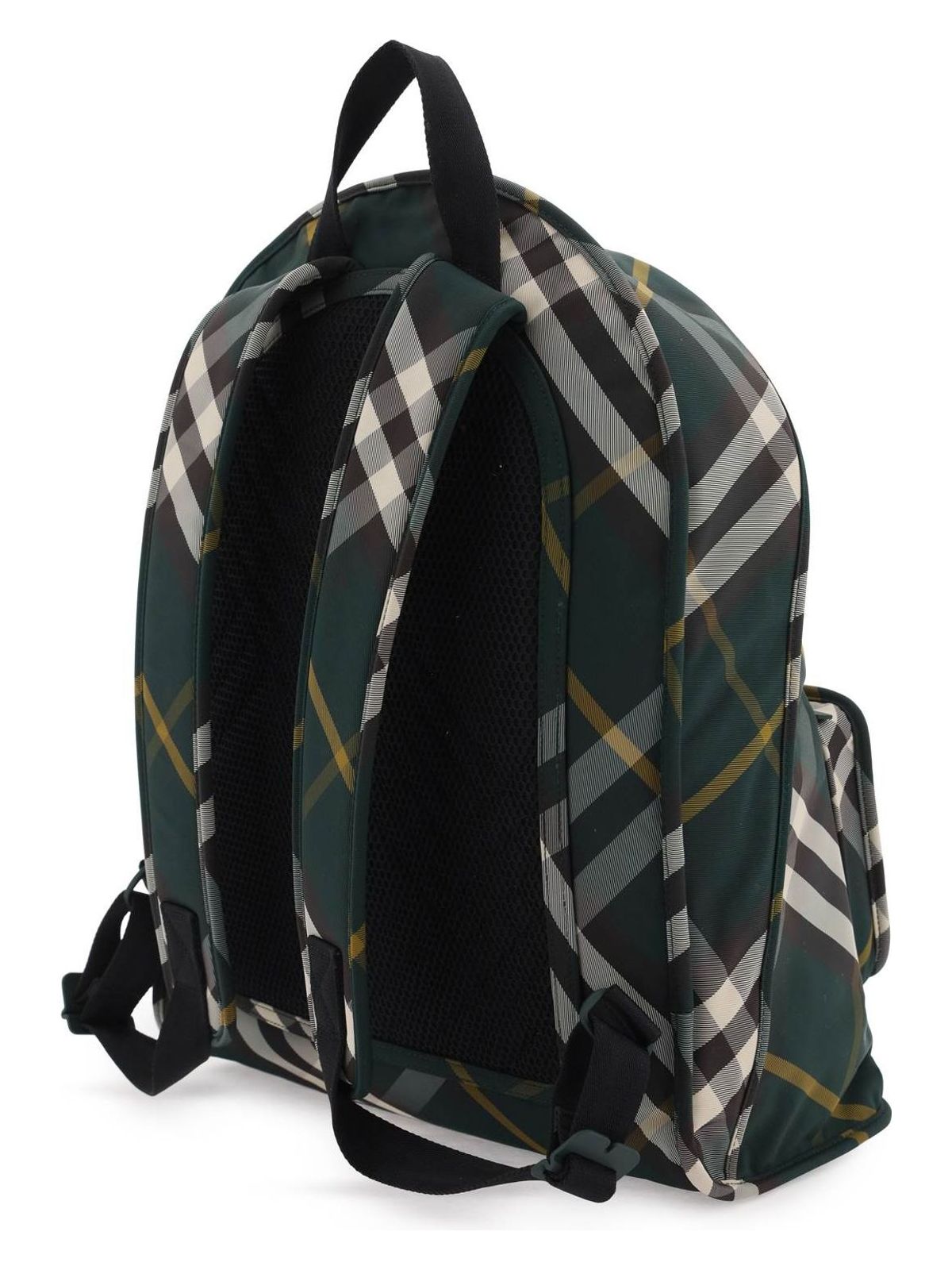 CHECK MOTIF NYLON BACKPACK