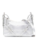 VOYOU STRASS EMBELLISHED MINI SHOULDER BAG