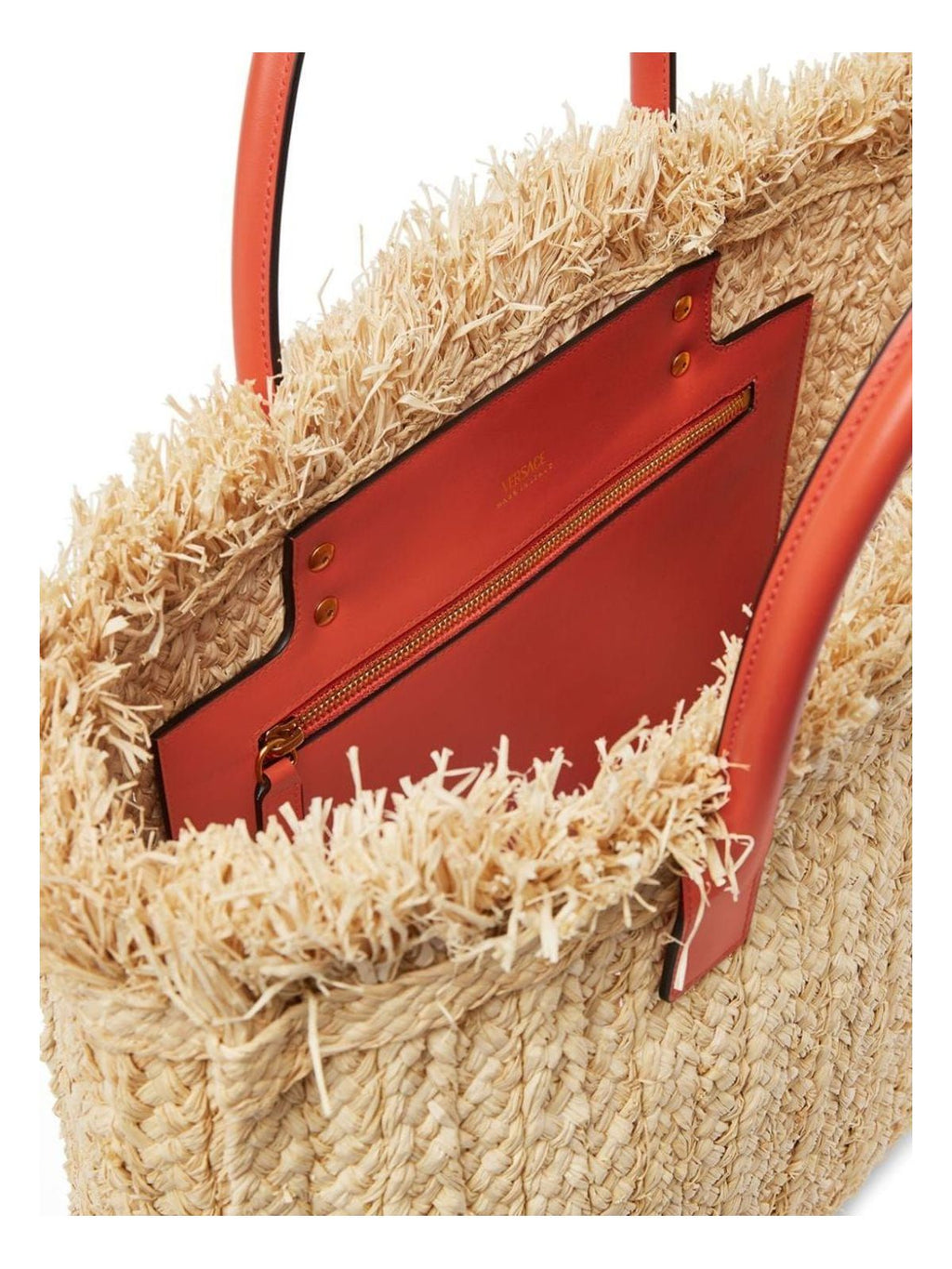 La Medusa Raffia Tote Bag